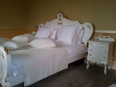 Rococo Crested French Headboard Double