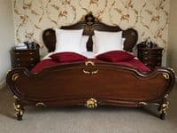 Rococo Crested French Headboard Single