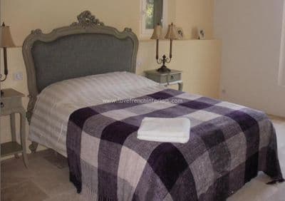 Rococo Upholstered French Headboard Kingsize