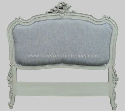 Rococo Upholstered French Headboard Single