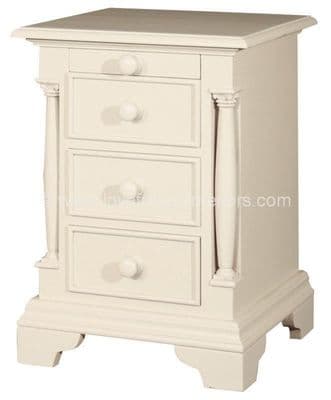 Roseline Three Drawer Bedside