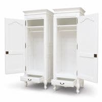 Single Louis Philippe Armoire in Mahogany