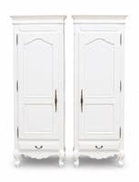 Single Louis Philippe Armoire in Mahogany
