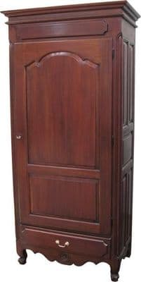 Single Louis Philippe Armoire in Mahogany