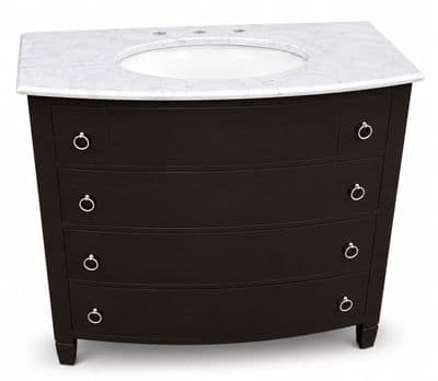 Single Sink Vanity Unit with 5 Drawers