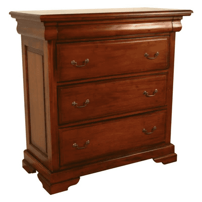 Sleigh 4 drawer Chest