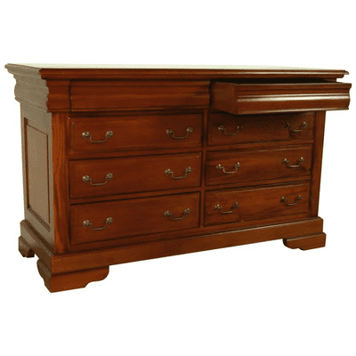 Sleigh 8 Drawer Wide Chest