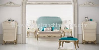 Spacium Bedroom Collection in Blue and Beige