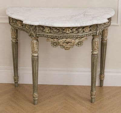 Spencer Console Table with Marble Top