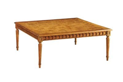 Square Coffee Table in Burr Walnut