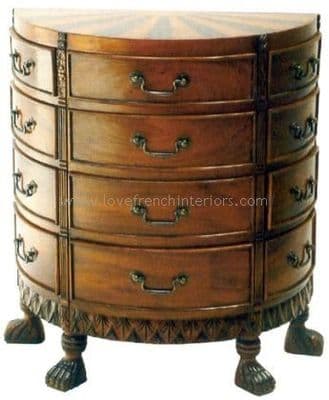 Sunburst Rounded 12 drawer Chest