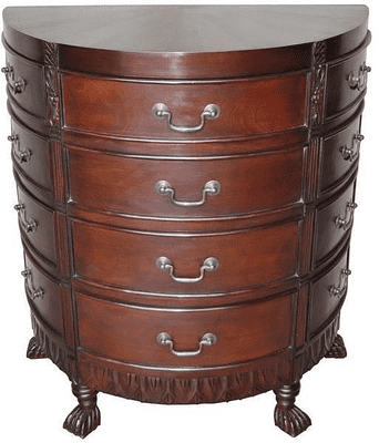 Sunburst Semi Circle 12 Drawer Chest