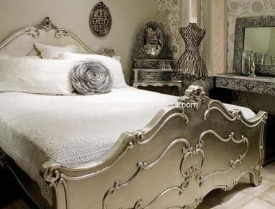 Tamsin Silver French Double Bed