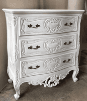 Three Drawer Rococo Large Chest