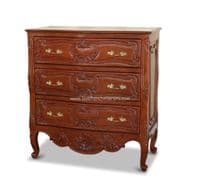 Three Drawer Rococo Large Chest