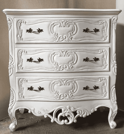 Three Drawer Rococo Large Chest