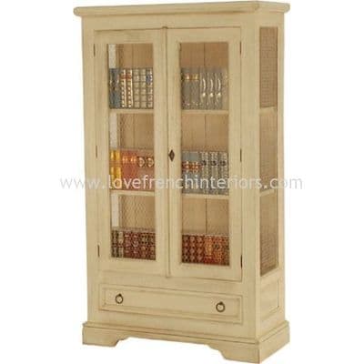 Traditional French Display Case with wire or glass