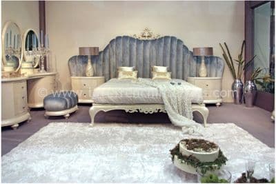 Venezia Bedroom Collection in Blue and Cream