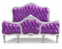 Versailles Upholstered Bed Double