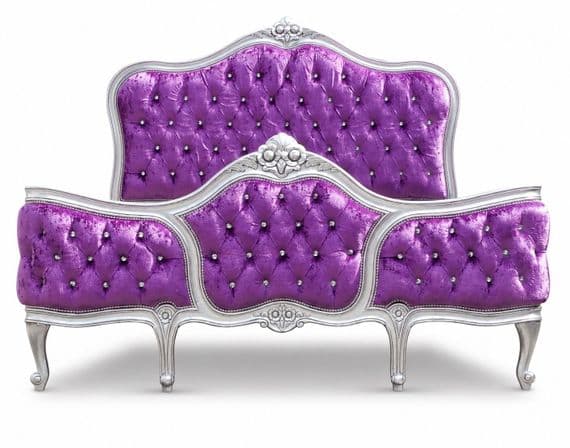Versailles Upholstered Bed Single