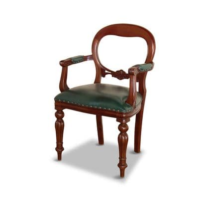 Victoria Carver Chair with Plain Back