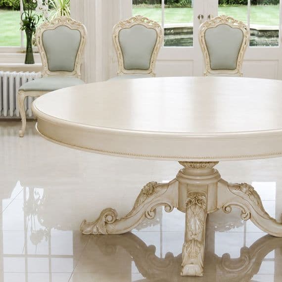 Victorian Round Dining Table 210cm
