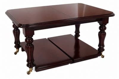 Victorian Square End Dining Table up to 260cm long