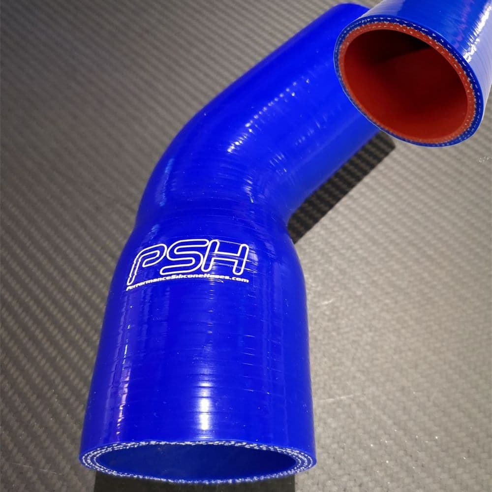 70-57mm High Temp Silicone Hose Elbow Reducer 45 Degree