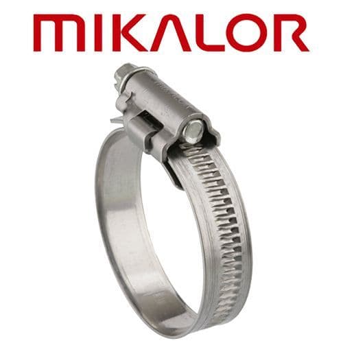 90-110mm Mikalor Stainless Steel Hose Clip (suits hoses 80-95mm i/d)