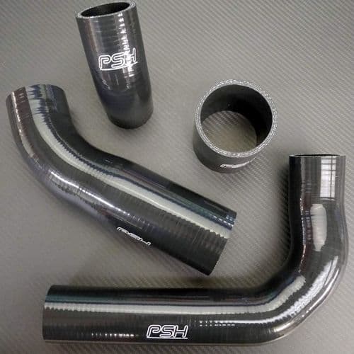 Ford  Focus ST ST225 XR5 Boost Silicone Hose Kit, 4 hoses, hard pipe to turbo, airbox to induction, airbox crossover pipe to turbo and intercooler to hard pipe,  Hose operating temperatures are between -60°C to 180°C,  Fits Ford Focus ST ST225 XR5 2.5l Turbo petrol from years 2005-2011,  Performance Silicone Hoses, PSH