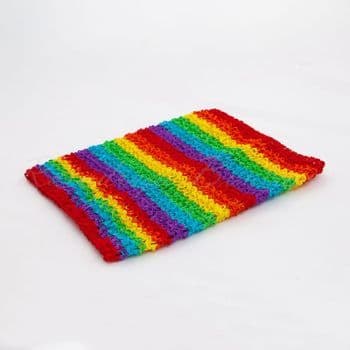 Rainbow Crochet Tube Top 9 inches
