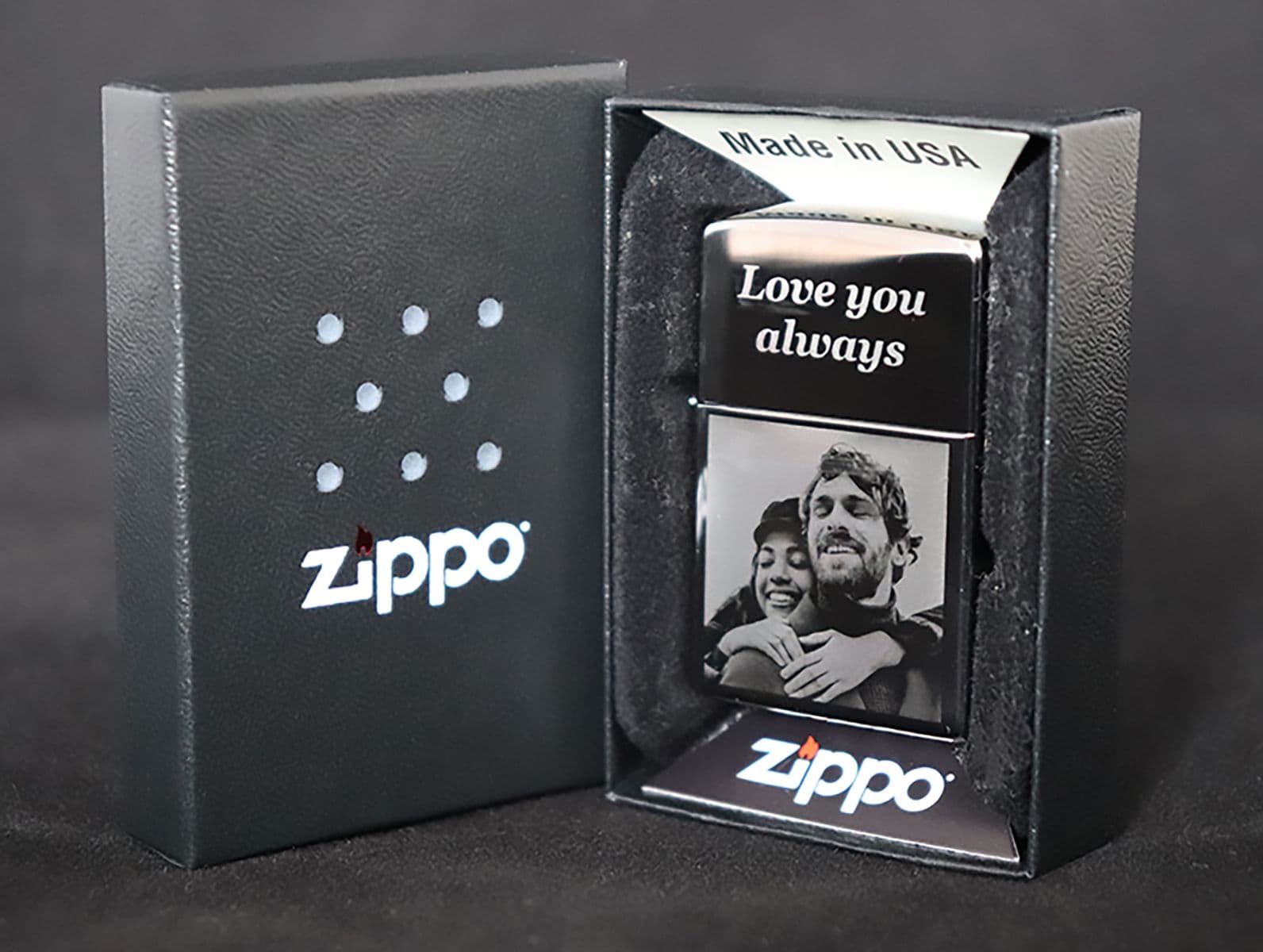 Personalised Zippo Photo Lighters: Premium Engraved Gifts