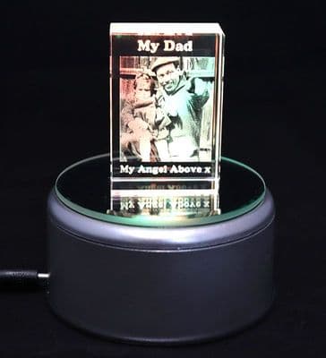 2D Galaxy Photo Crystal  Small 60x40x20mm