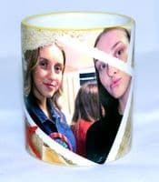 Holiday Beach Postcard Personalised Colour Photo Mug