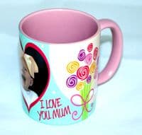 I Love You Mum Personalised Colour Photo Mug