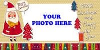Merry Christmas & Happy New Year Personalised Colour Photo Mug