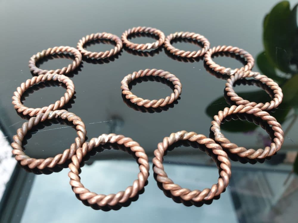 5G PROTECTION 12 x Tensor Ring New Cubit Smart Meter/EMF Orgone