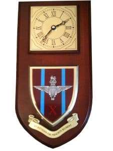 10 bn Parachute Regiment Wall Plaque Clock