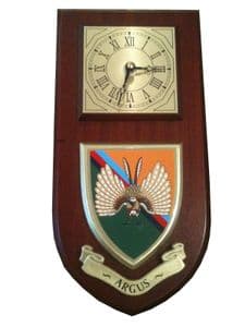 14th Intelligence ARGUS Regimental Wall Plaque Clock