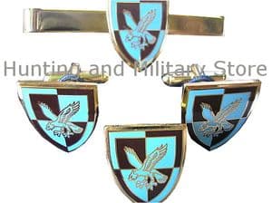 16 Air Assault  Regimental Cufflink, Lapel Badge and Tie Clip Military Set