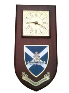 19 th Regiment Royal Artilllery Wall Plaque Clock