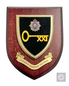 21st General Transport Squadron RLC Military Wall Plaque