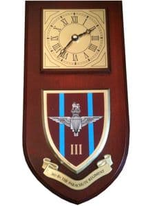 3rd Bn Parachute Regiment Wall Plaque Clock
