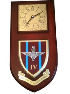 4 bn Parachute Regiment Wall Plaque Clock