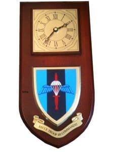40 Commando Recce Troop Royal Marines Regimental Wall Plaque Clock