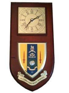 41 Commando Royal Marines Regimental Wall Plaque Clock
