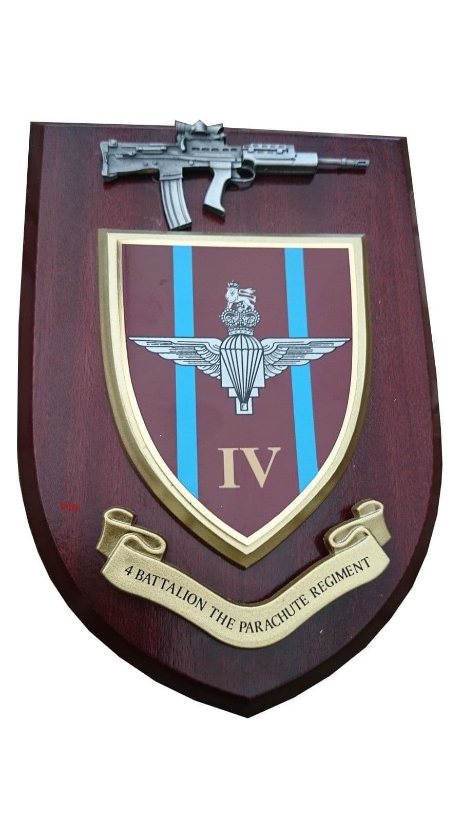 4th Parachute Regiment Military Wall Plaque Shield