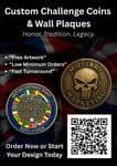 50 x Custom Challenge Coins