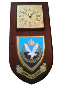 AAC Army Air Corps Regimental Wall Plaque Clock