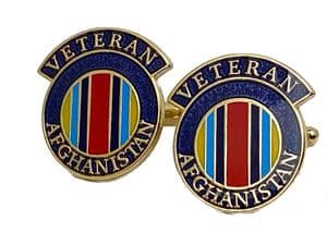 Afghanistan British Armed Forces Veteran Military Cufflinks V3